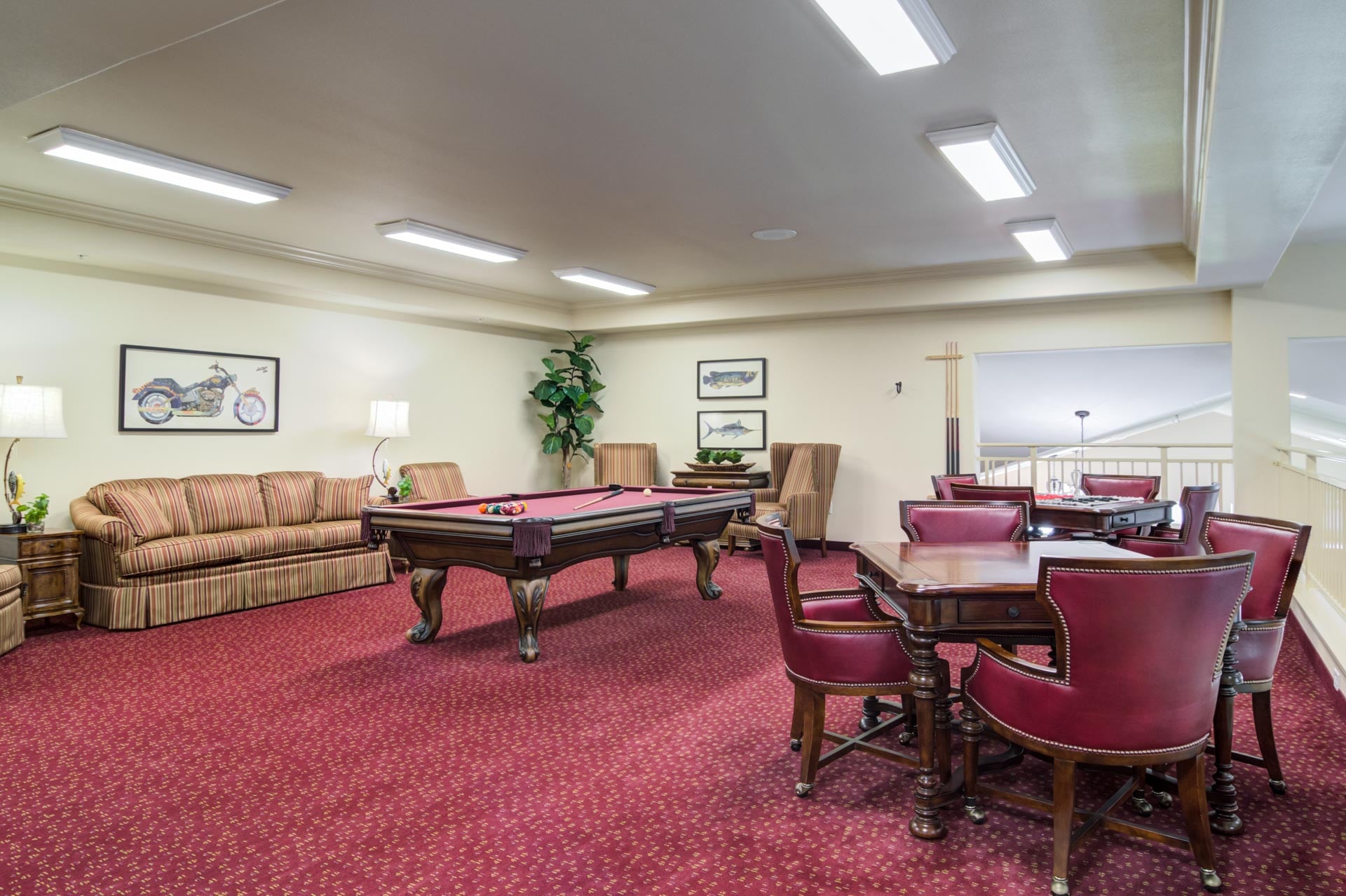Maple Ridge game room